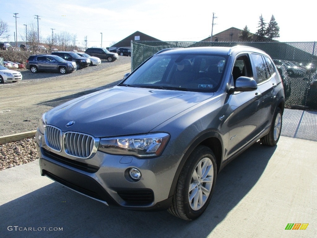 2016 X3 xDrive28i - Space Grey Metallic / Black photo #7