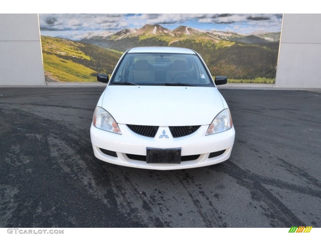 2004 Lancer ES - Innsbruck White / Gray photo #6