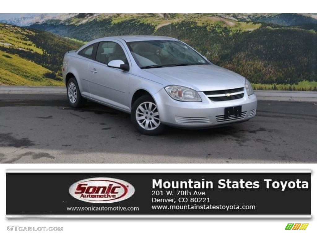 2009 Cobalt LT Coupe - Silver Ice Metallic / Gray photo #1