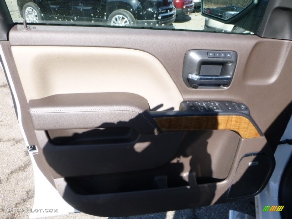 2016 Sierra 1500 SLT Crew Cab 4WD - White Frost Tricoat / Cocoa/Dune photo #16