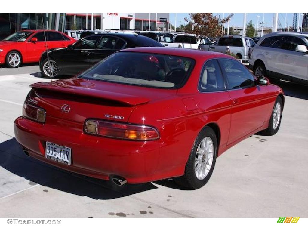 1999 SC 400 - Baroque Red Metallic / Ivory photo #8