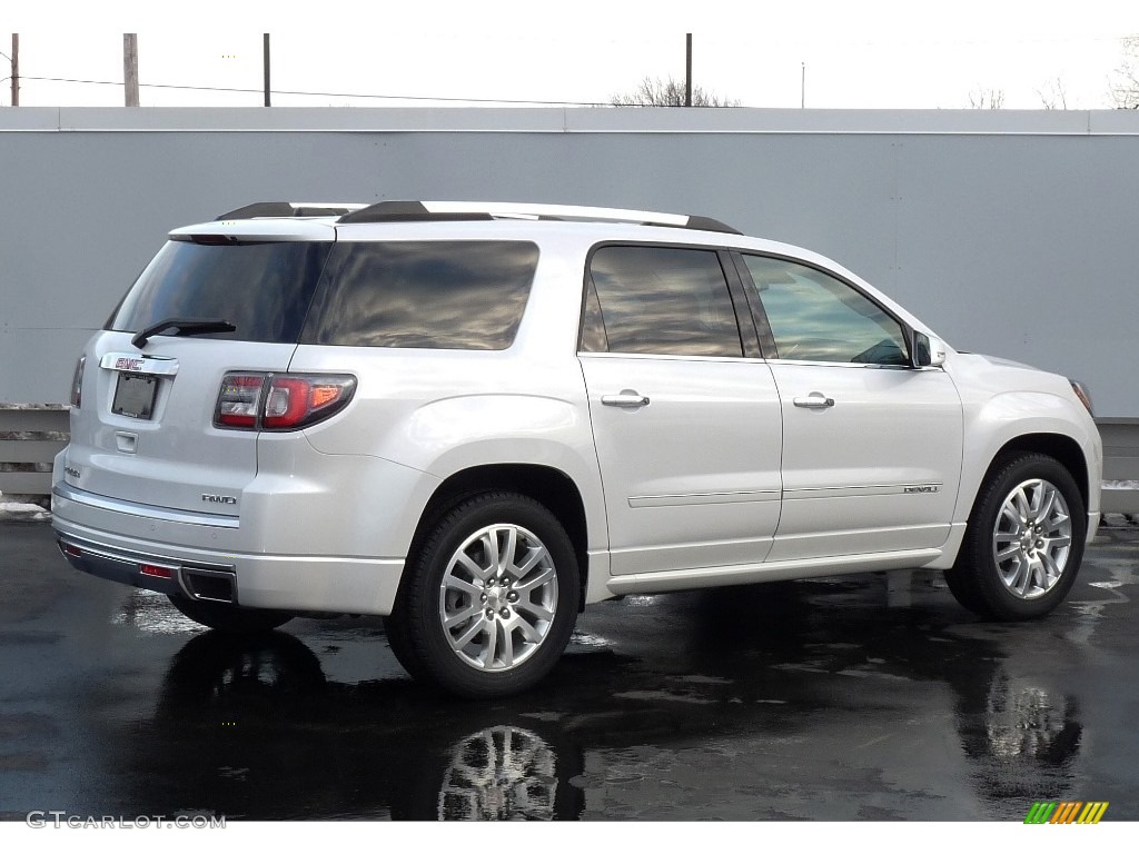 2016 Acadia Denali AWD - White Frost Tricoat / Cocoa Dune photo #2