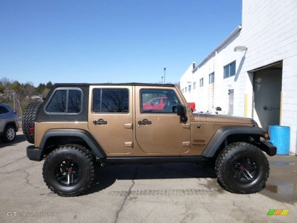 2015 Wrangler Unlimited Sport 4x4 - Copper Brown Pearl / Black photo #8