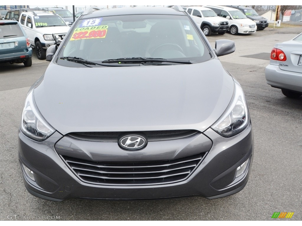 2015 Tucson SE AWD - Shadow Gray / Black photo #2