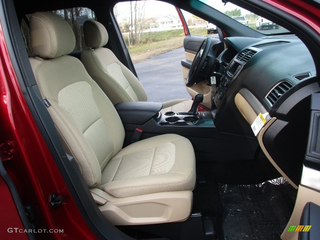 2016 Explorer FWD - Ruby Red Metallic Tri-Coat / Medium Light Camel photo #18