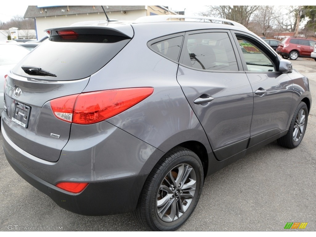 2015 Tucson SE AWD - Shadow Gray / Black photo #6
