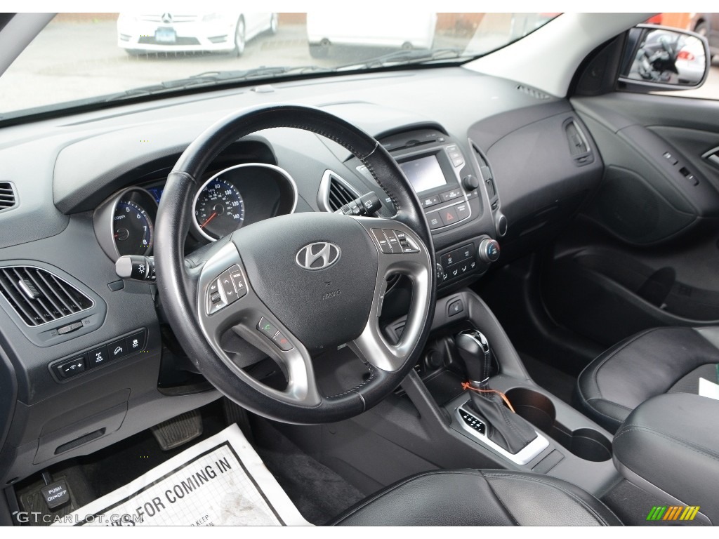 2015 Tucson SE AWD - Shadow Gray / Black photo #9