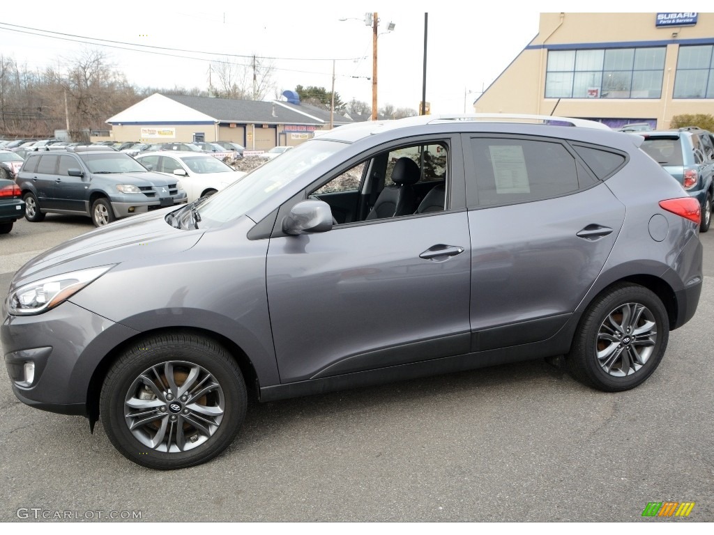 2015 Tucson SE AWD - Shadow Gray / Black photo #11