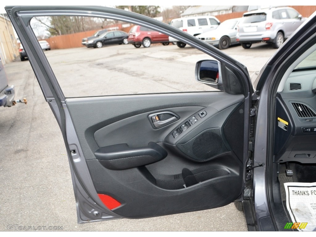 2015 Tucson SE AWD - Shadow Gray / Black photo #17