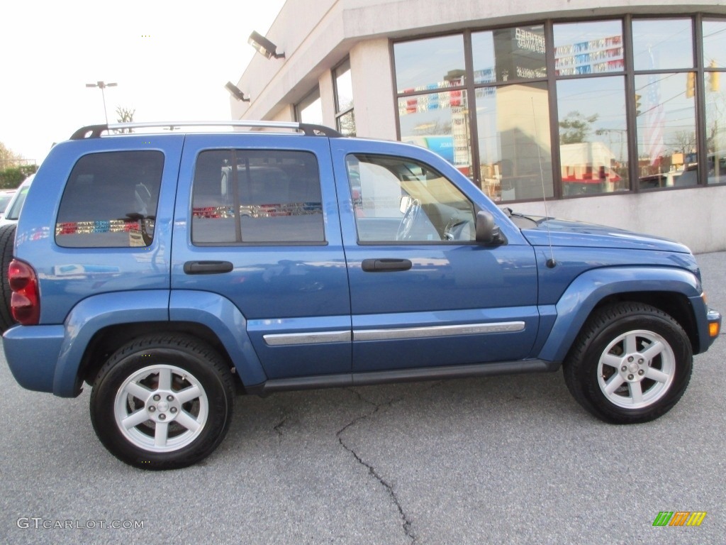2006 Liberty Limited 4x4 - Atlantic Blue Pearl / Medium Slate Gray photo #3