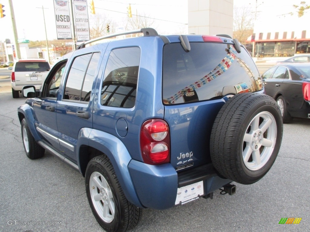 2006 Liberty Limited 4x4 - Atlantic Blue Pearl / Medium Slate Gray photo #6