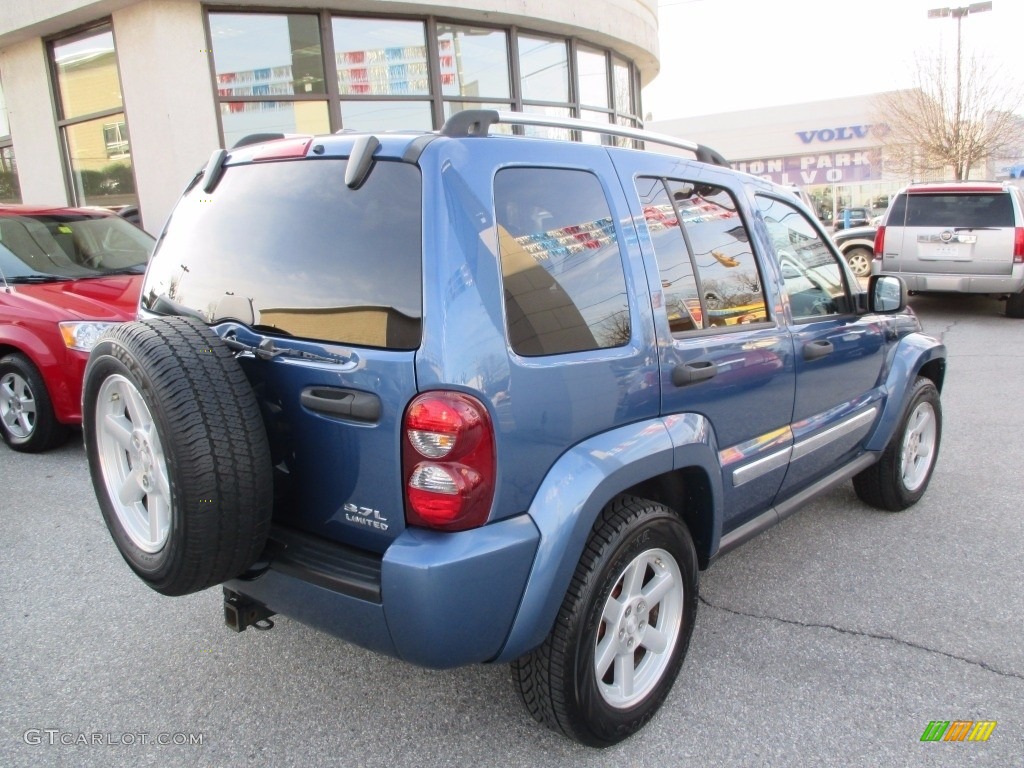 2006 Liberty Limited 4x4 - Atlantic Blue Pearl / Medium Slate Gray photo #8