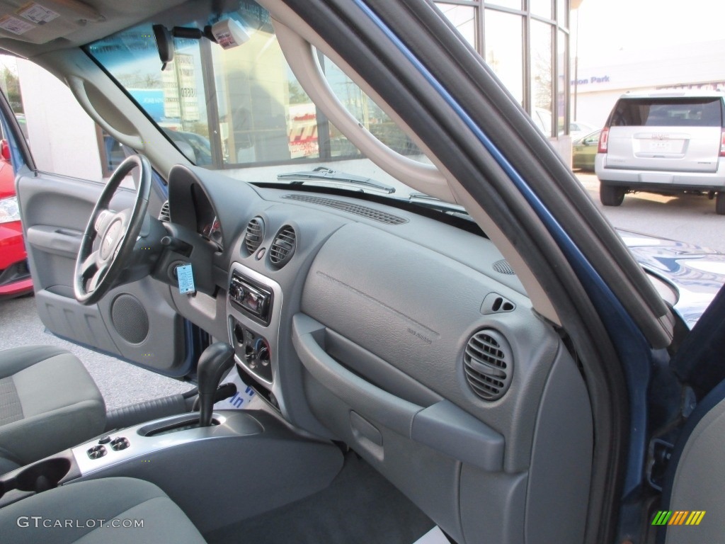 2006 Liberty Limited 4x4 - Atlantic Blue Pearl / Medium Slate Gray photo #9