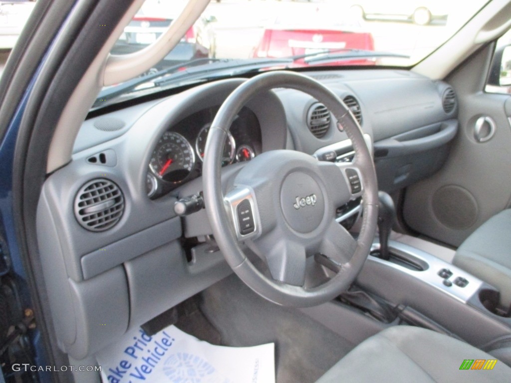 2006 Liberty Limited 4x4 - Atlantic Blue Pearl / Medium Slate Gray photo #11