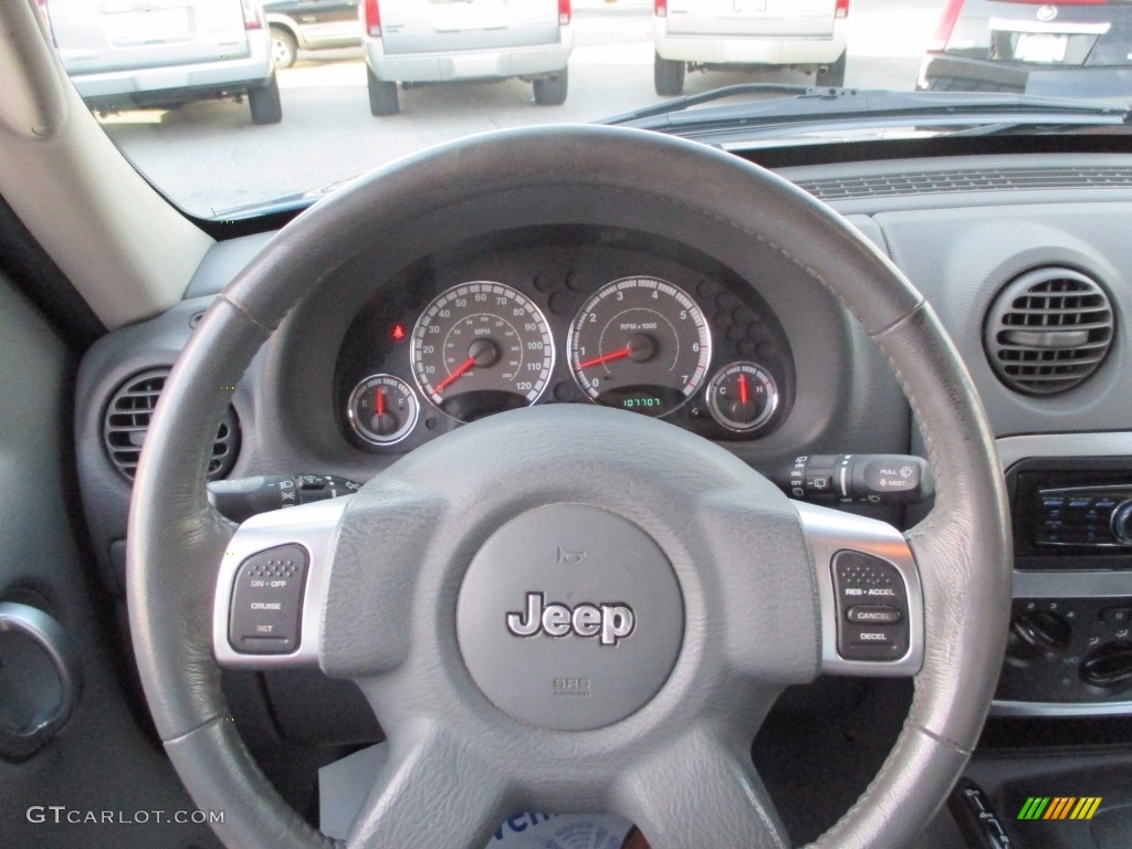 2006 Liberty Limited 4x4 - Atlantic Blue Pearl / Medium Slate Gray photo #18