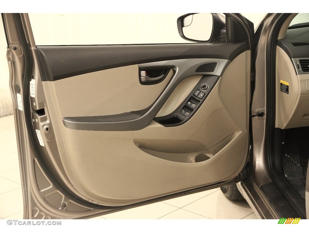 2014 Elantra SE Sedan - Bronze / Beige photo #4