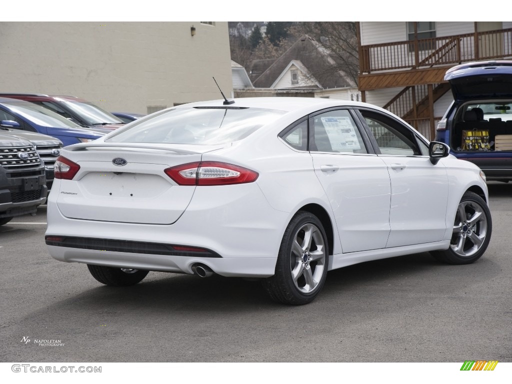 2016 Fusion S - Oxford White / Medium Earth Gray photo #3