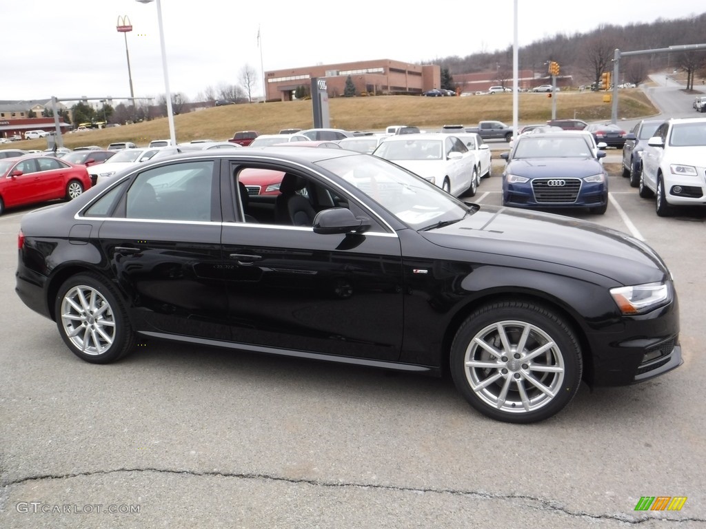 Mythos Black Metallic 2016 Audi A4 2.0T Premium quattro Exterior Photo #110990698
