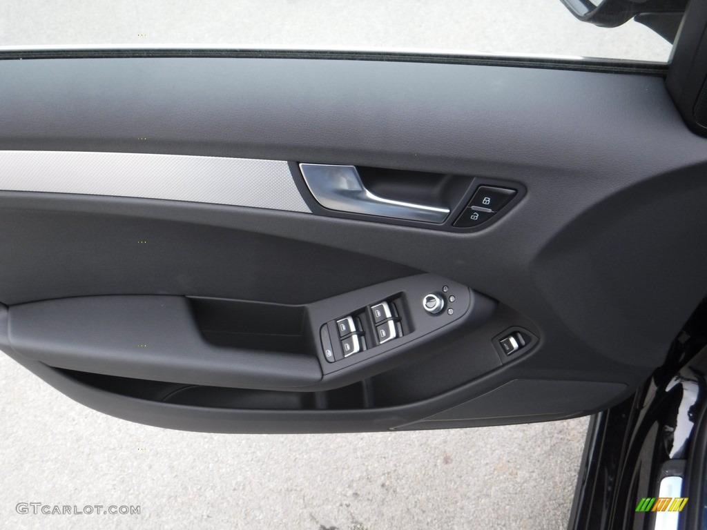 2016 Audi A4 2.0T Premium quattro Black Door Panel Photo #110990947