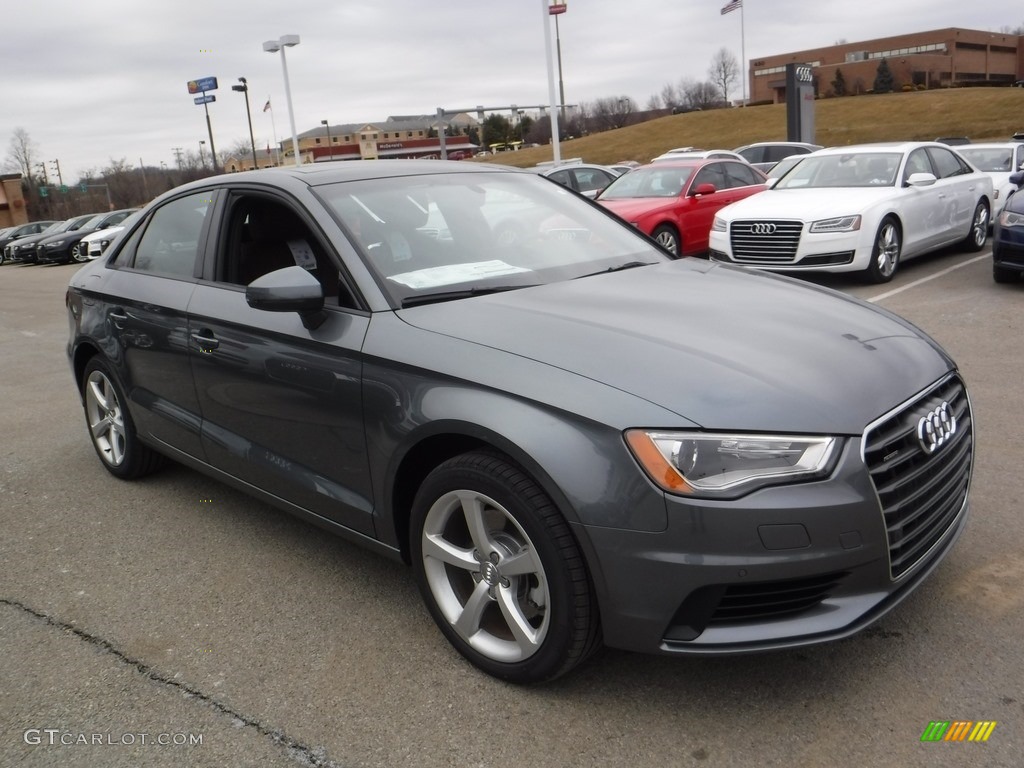 Monsoon Gray Metallic 2016 Audi A3 2.0 Premium quattro Exterior Photo #110991682
