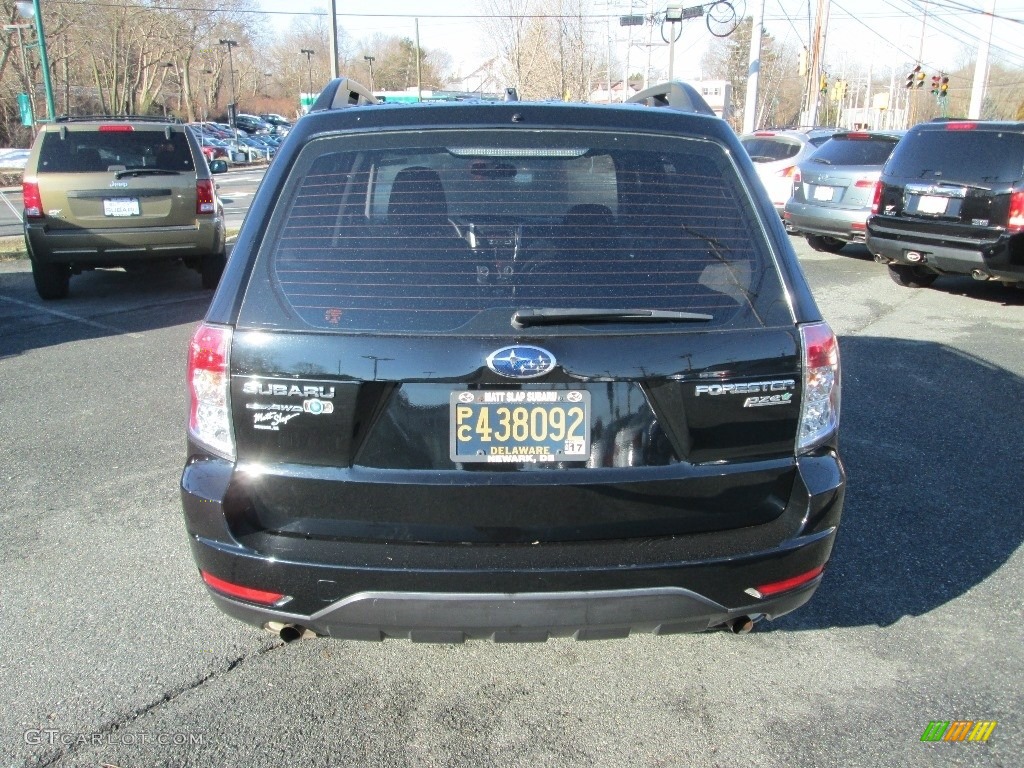 2011 Forester 2.5 X - Obsidian Black Pearl / Black photo #7