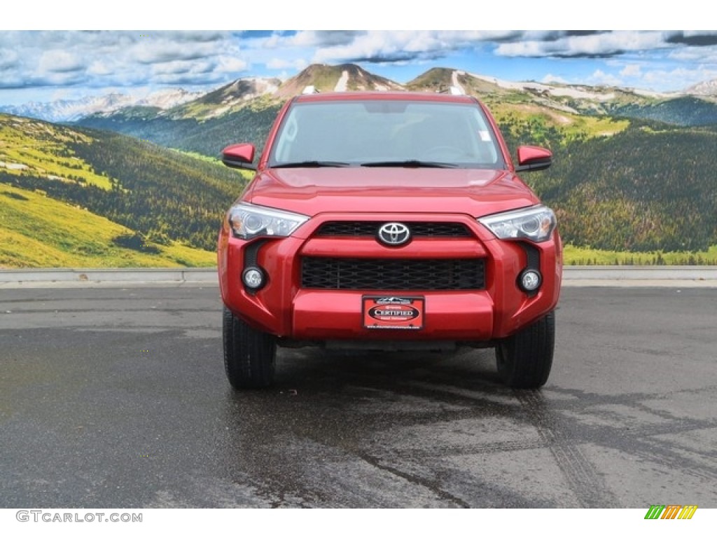 2015 4Runner SR5 4x4 - Barcelona Red Metallic / Black photo #4