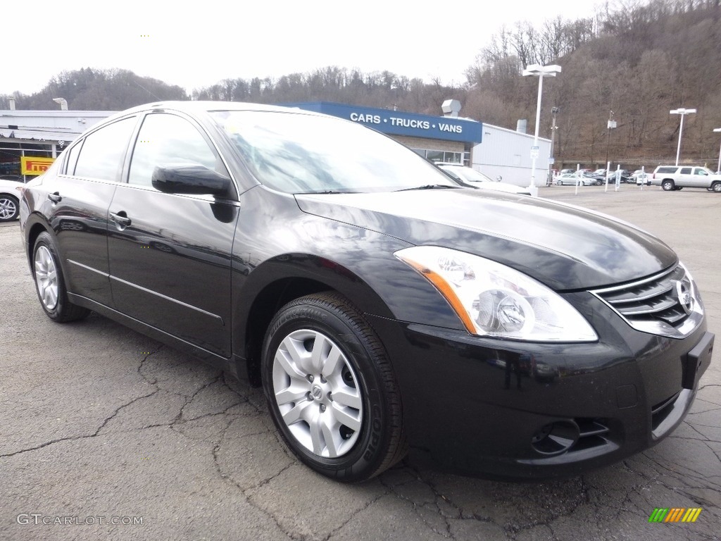 2011 Altima 2.5 S - Super Black / Charcoal photo #9