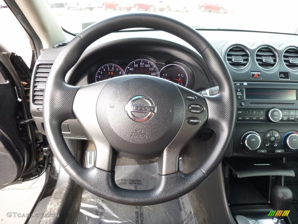 2011 Altima 2.5 S - Super Black / Charcoal photo #15