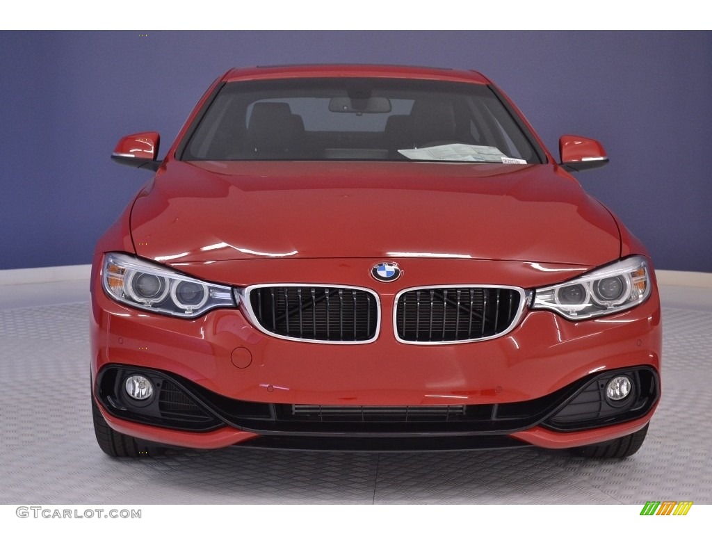 2016 4 Series 428i Coupe - Melbourne Red Metallic / Black photo #2