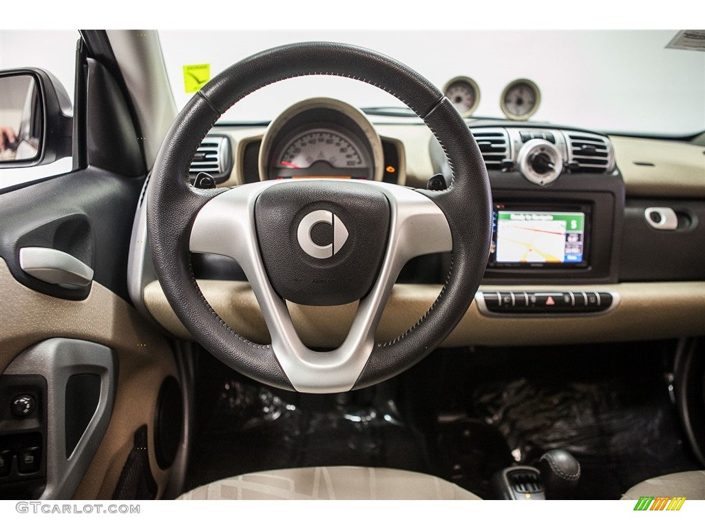 2009 fortwo passion coupe - Crystal White / Design Beige photo #4
