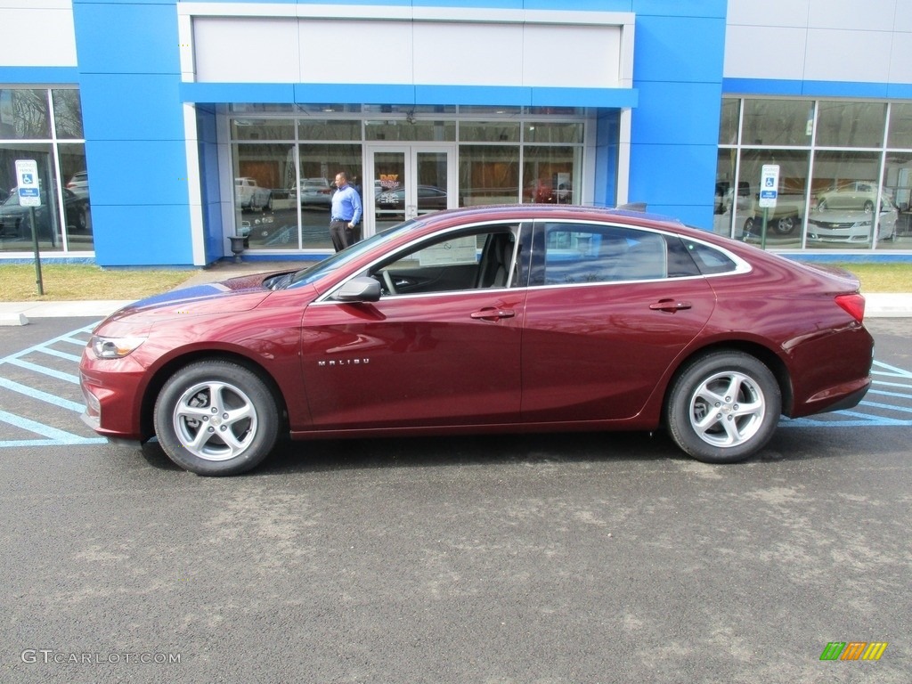 2016 Malibu LS - Butte Red Metallic / Jet Black photo #2