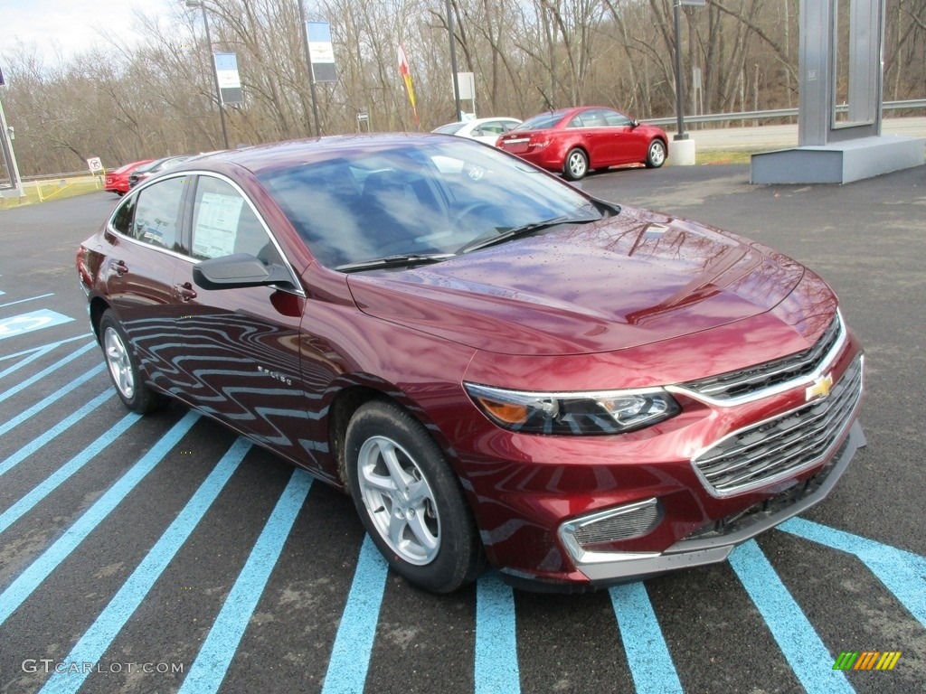 2016 Malibu LS - Butte Red Metallic / Jet Black photo #8