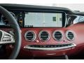 designo Bengal Red/Black Controls Photo for 2016 Mercedes-Benz S #110998945