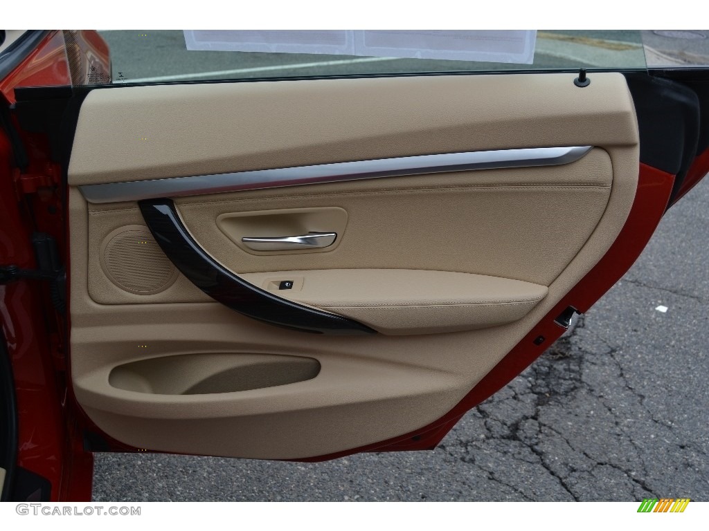 2016 BMW 3 Series 328i xDrive Gran Turismo Venetian Beige Door Panel Photo #111001576