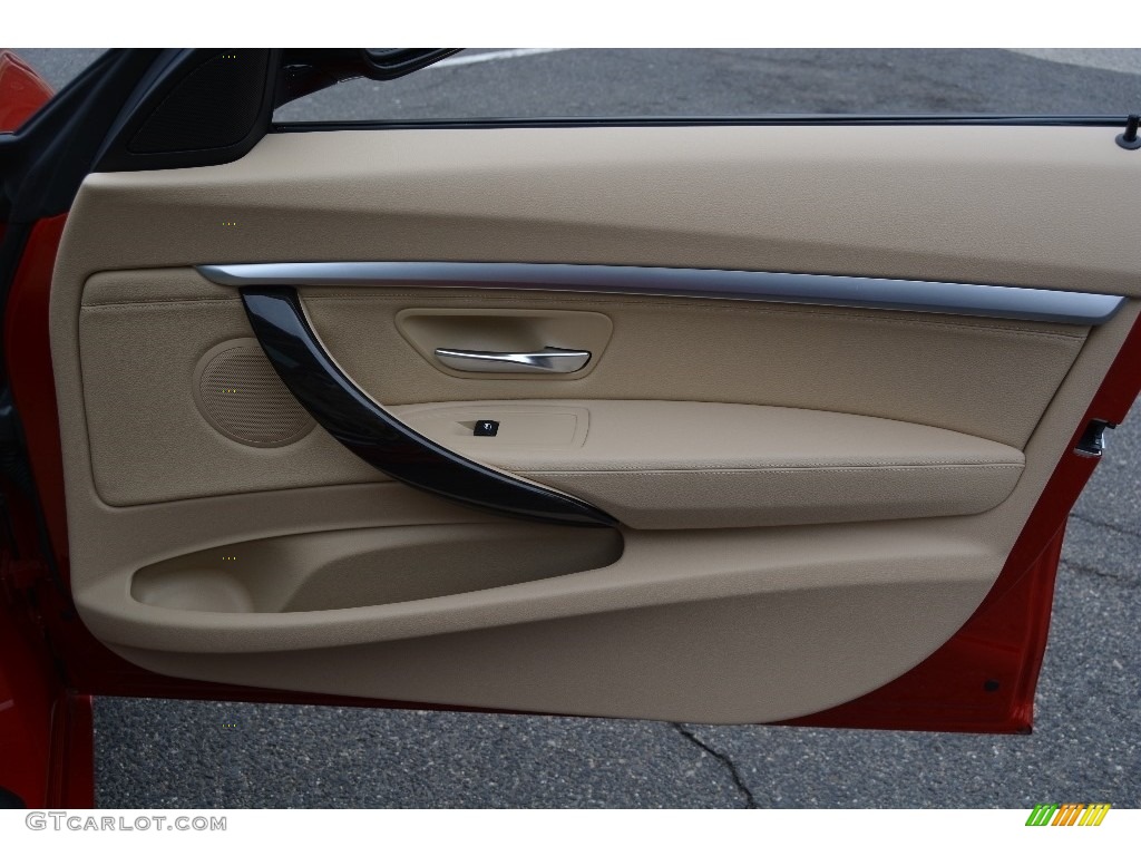 2016 BMW 3 Series 328i xDrive Gran Turismo Venetian Beige Door Panel Photo #111001630