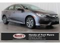 2016 Modern Steel Metallic Honda Civic EX Sedan  photo #1