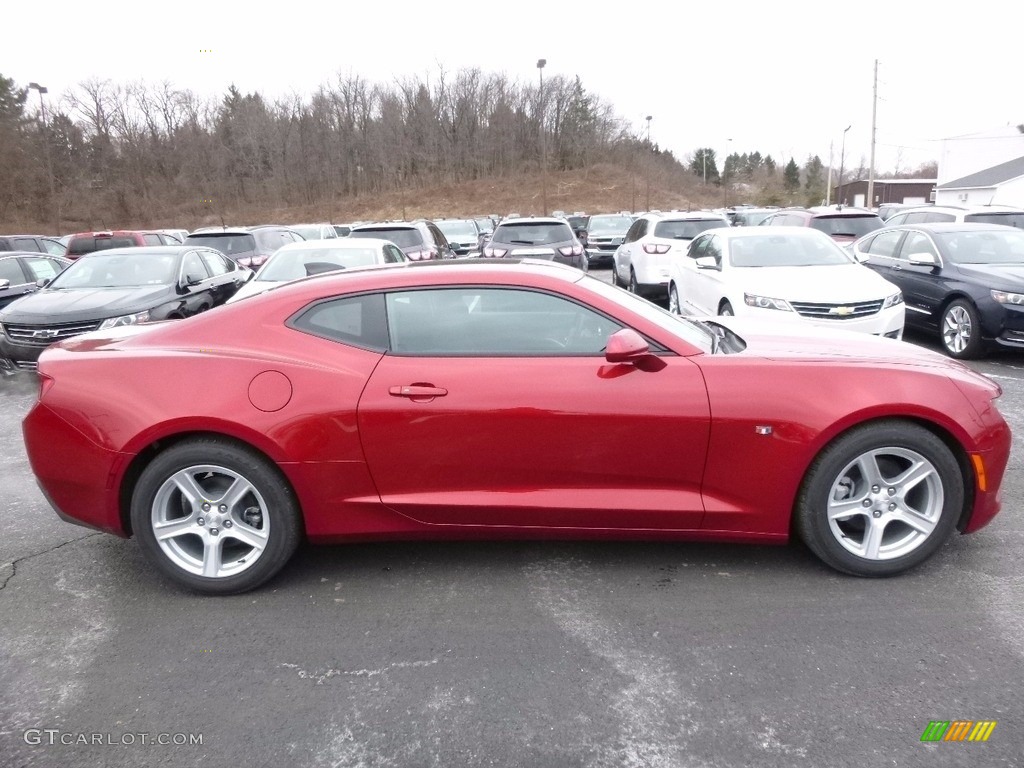 Garnet Red Tintcoat 2016 Chevrolet Camaro LT Coupe Exterior Photo #111004396