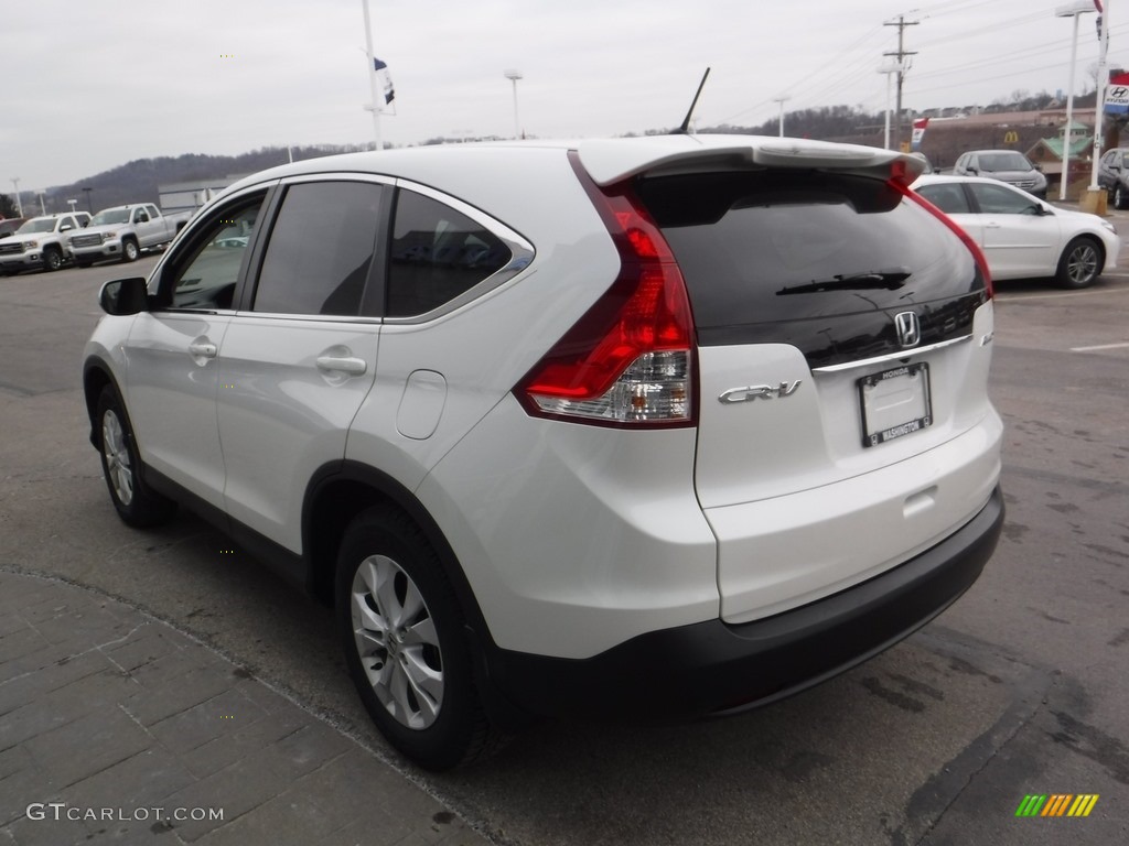 2014 CR-V EX AWD - White Diamond Pearl / Beige photo #8