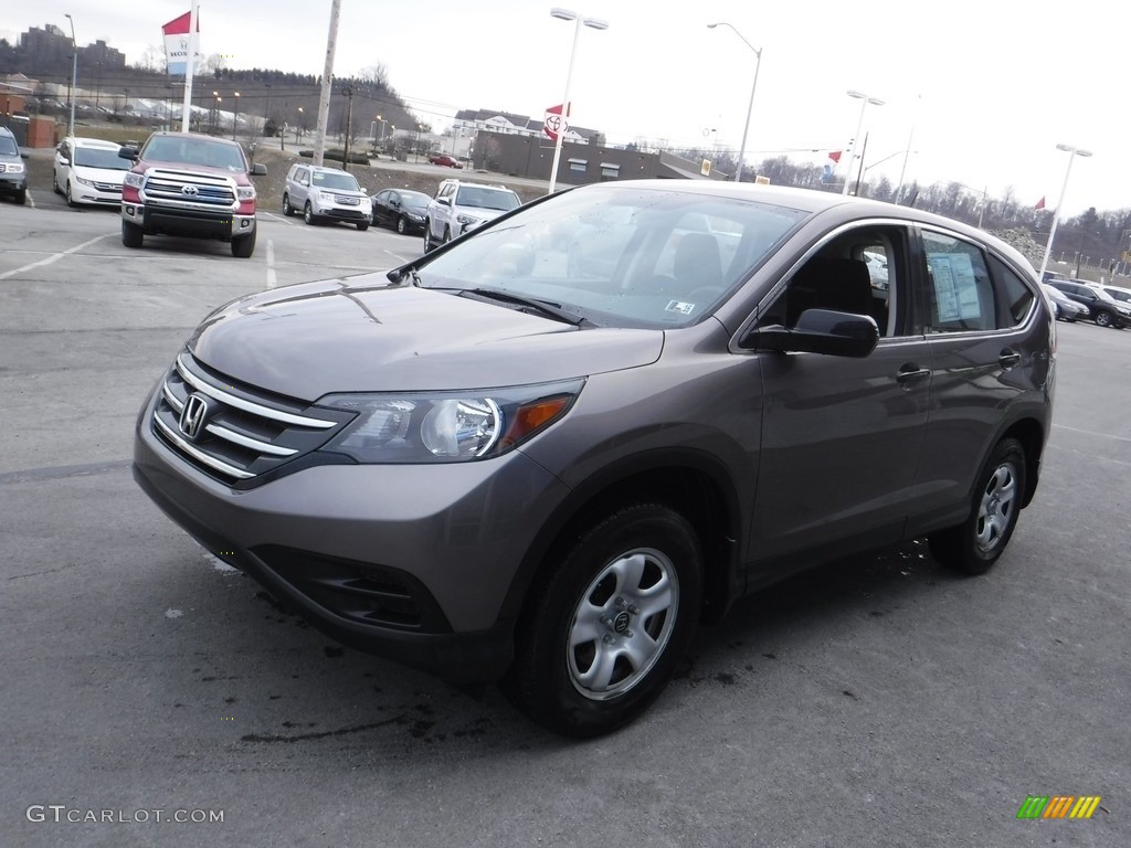 2013 CR-V LX AWD - Urban Titanium Metallic / Black photo #5