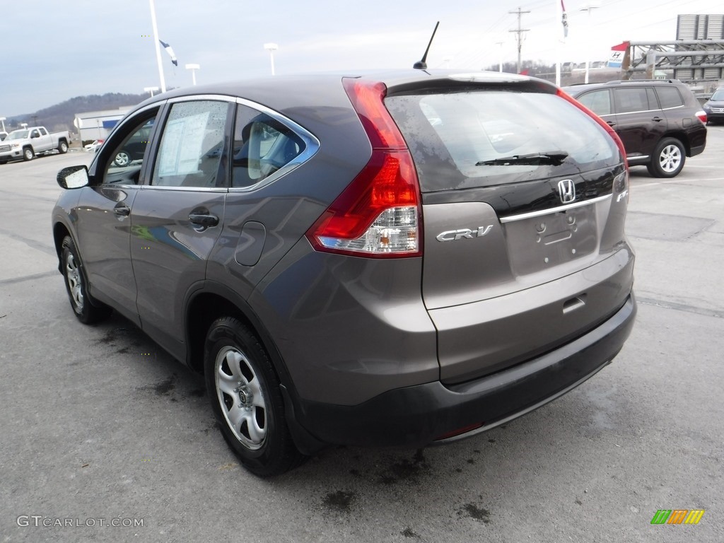 2013 CR-V LX AWD - Urban Titanium Metallic / Black photo #7