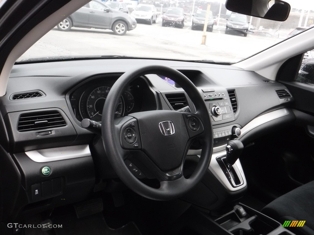2013 CR-V LX AWD - Urban Titanium Metallic / Black photo #12