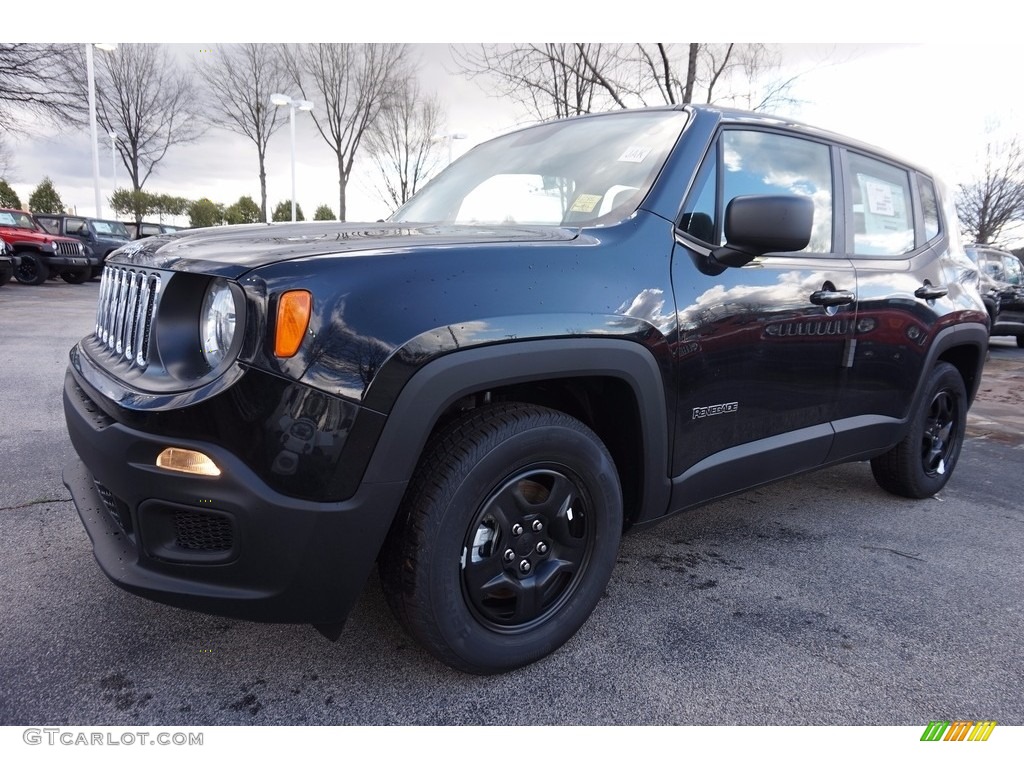 Black 2016 Jeep Renegade Sport Exterior Photo #111010630