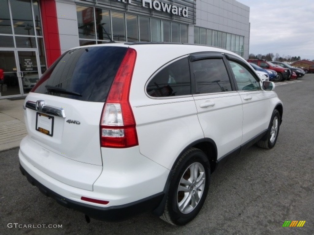 2010 CR-V EX-L AWD - Taffeta White / Black photo #8