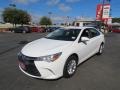 2015 Super White Toyota Camry LE  photo #4