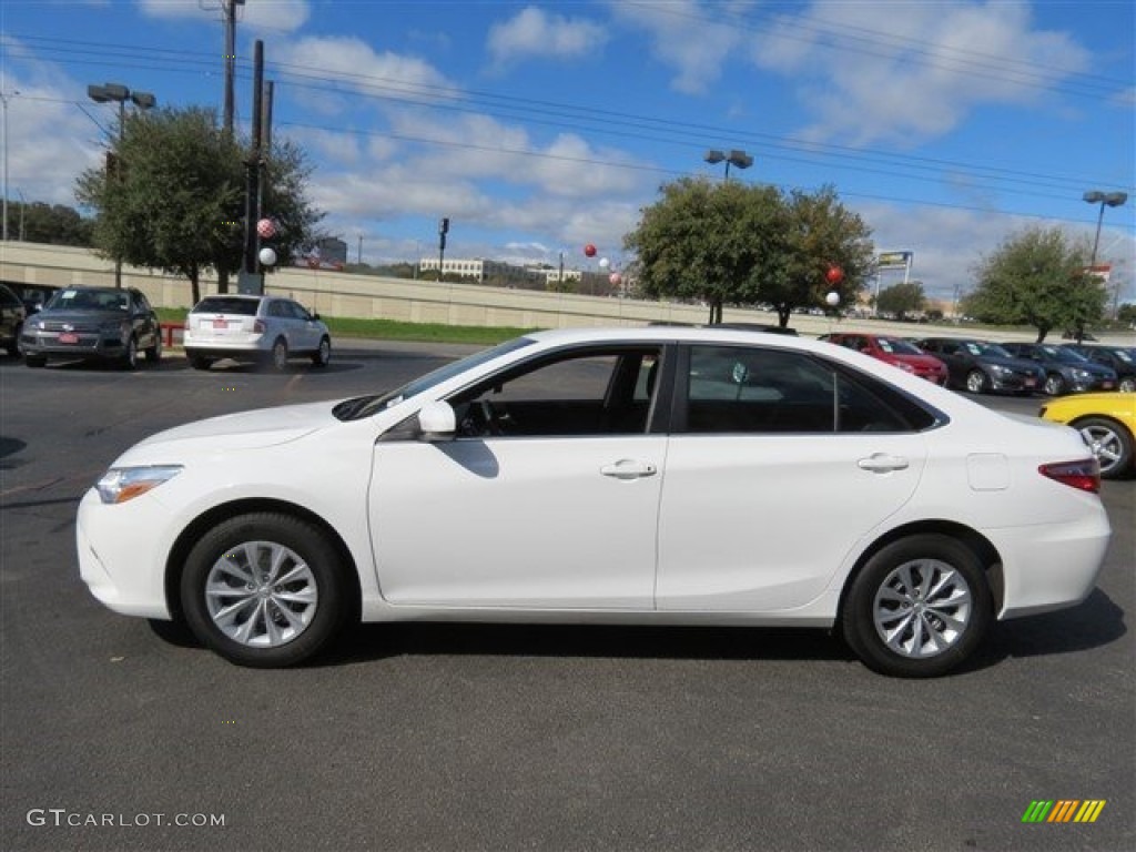 2015 Camry LE - Super White / Ash photo #5