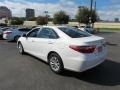 2015 Super White Toyota Camry LE  photo #6