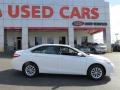2015 Super White Toyota Camry LE  photo #9