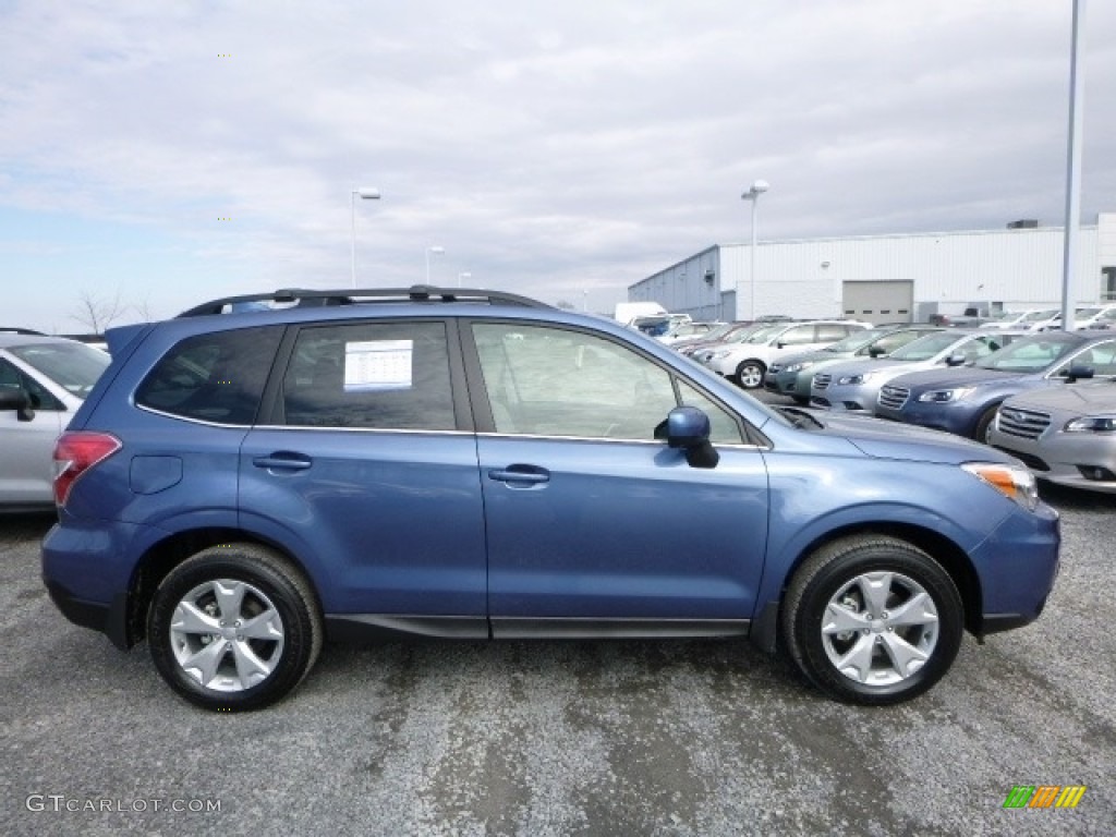 2016 Forester 2.5i Limited - Quartz Blue Pearl / Gray photo #7