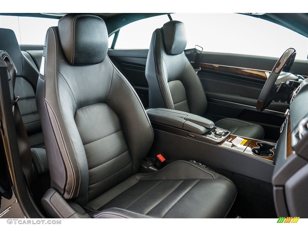 Black Interior 2016 Mercedes-Benz E 550 Coupe Photo #111014998