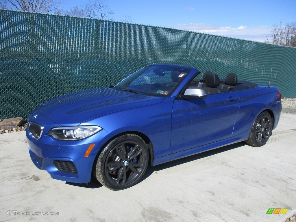 Estoril Blue Metallic 2016 BMW M235i Convertible Exterior Photo #111015466